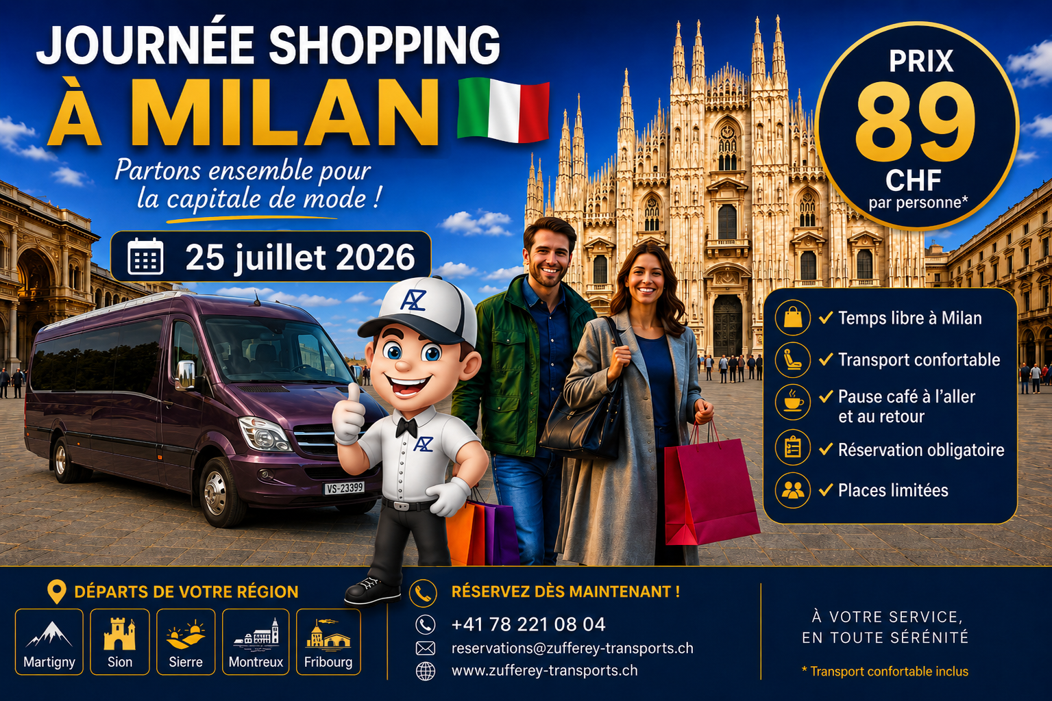 Shopping au Marché de Milan, le rêve