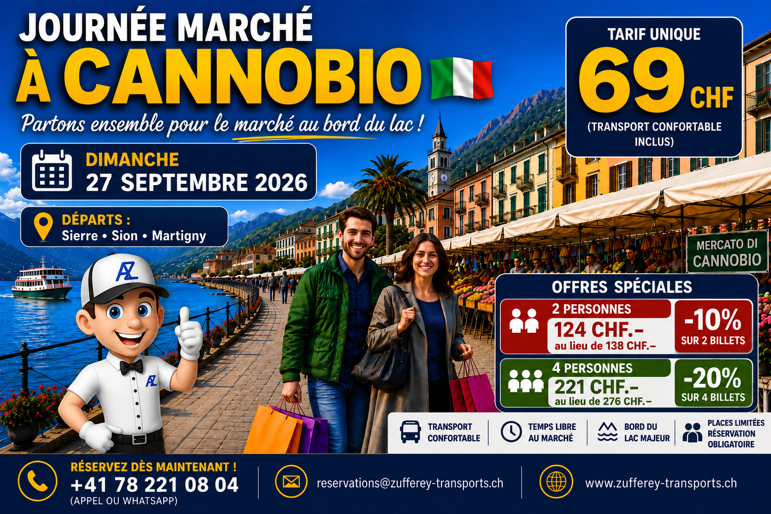 Marché de Cannobio – Italie
