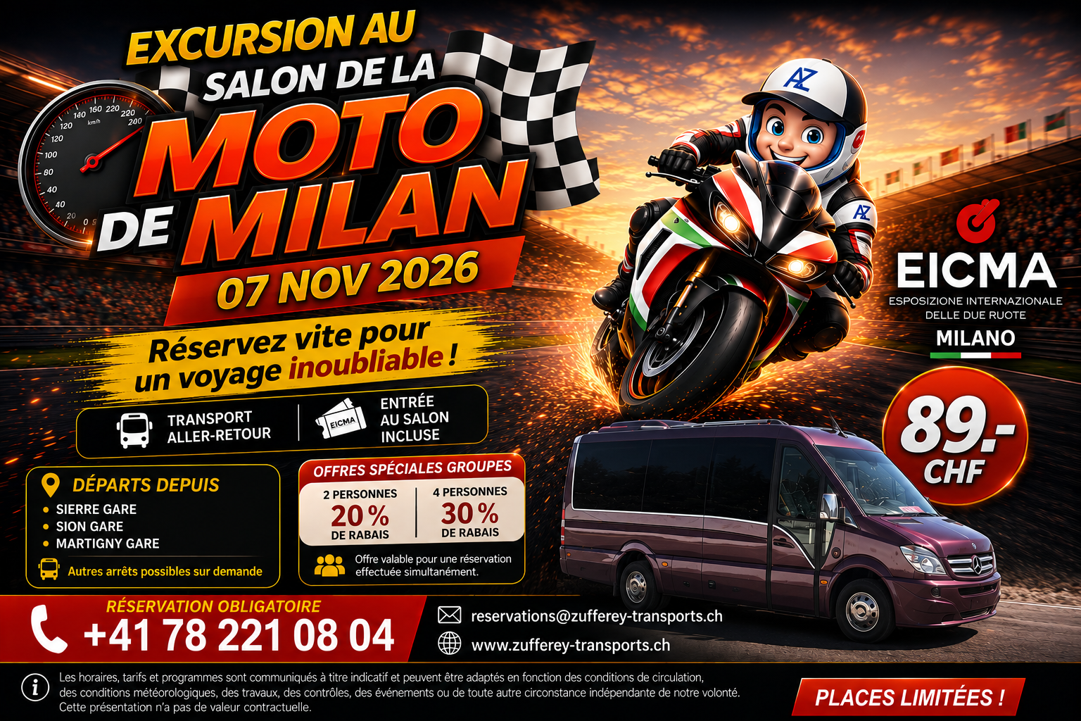 Excursion Exclusive au Salon de la Moto de Milan (EICMA) 2026