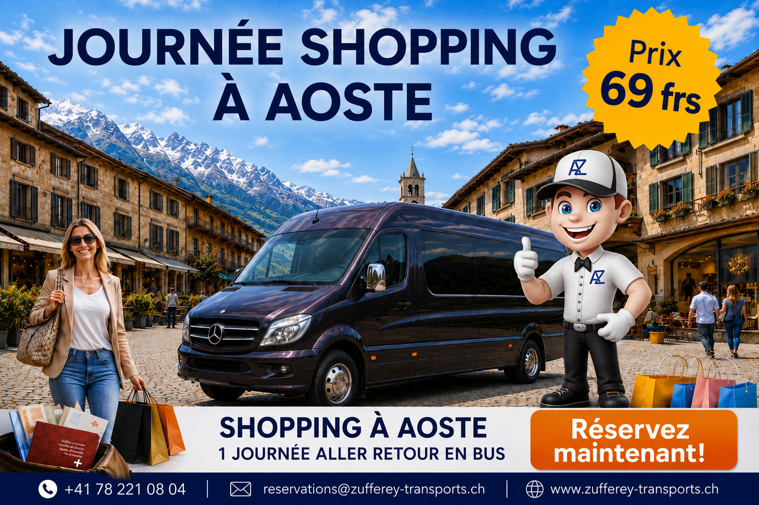 Journée Shopping au Marché d’Aoste