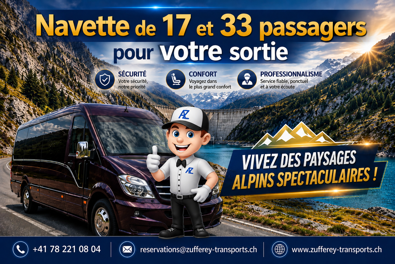 Excursions & Navettes vers les Barrages du Valais